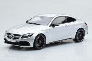 Mercedes C63S AMG C205 Coupe Silber GT Spirit 1:18