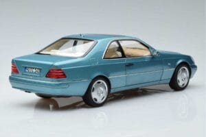 Mercedes CL600 C140 Blau Metallic Norev 1:18 183448 Metall – Bild 3 von 7