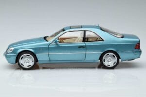Mercedes CL600 C140 Blau Metallic Norev 1:18 183448 Metall – Bild 4 von 7