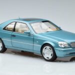 Mercedes CL600 C140 Blau Metallic Norev 1:18 183448 Metall - image 5 of 7