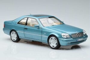 Mercedes CL600 C140 Blau Metallic Norev 1:18 183448 Metall – Bild 5 von 7