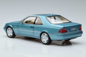 Mercedes CL600 C140 Blau Metallic Norev 1:18 183448 Metall – Bild 6 von 7