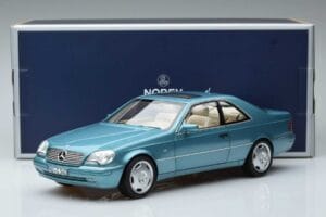 Mercedes CL600 C140 Blau Metallic Norev 1:18 183448 Metall – Bild 7 von 7