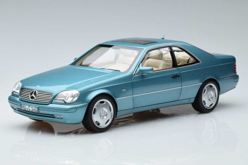 Mercedes CL600 C140 Blau Metallic Norev 1:18 183448 Metall
