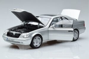 Mercedes CL600 C140 Silber Metallic Norev 1:18 183446 Metall – Bild 2 von 7