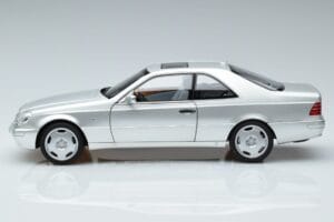 Mercedes CL600 C140 Silber Metallic Norev 1:18 183446 Metall – Bild 4 von 7