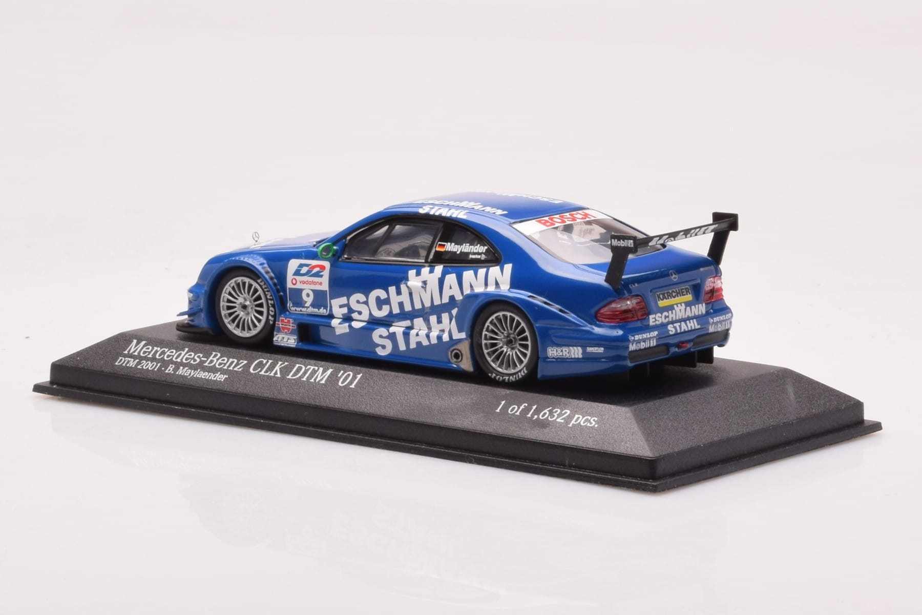 Mercedes CLK DTM Team Manthey #9 B. Maylander DTM 2001 Minichamps 1:43 400013109 Metall – Bild 3 von 4