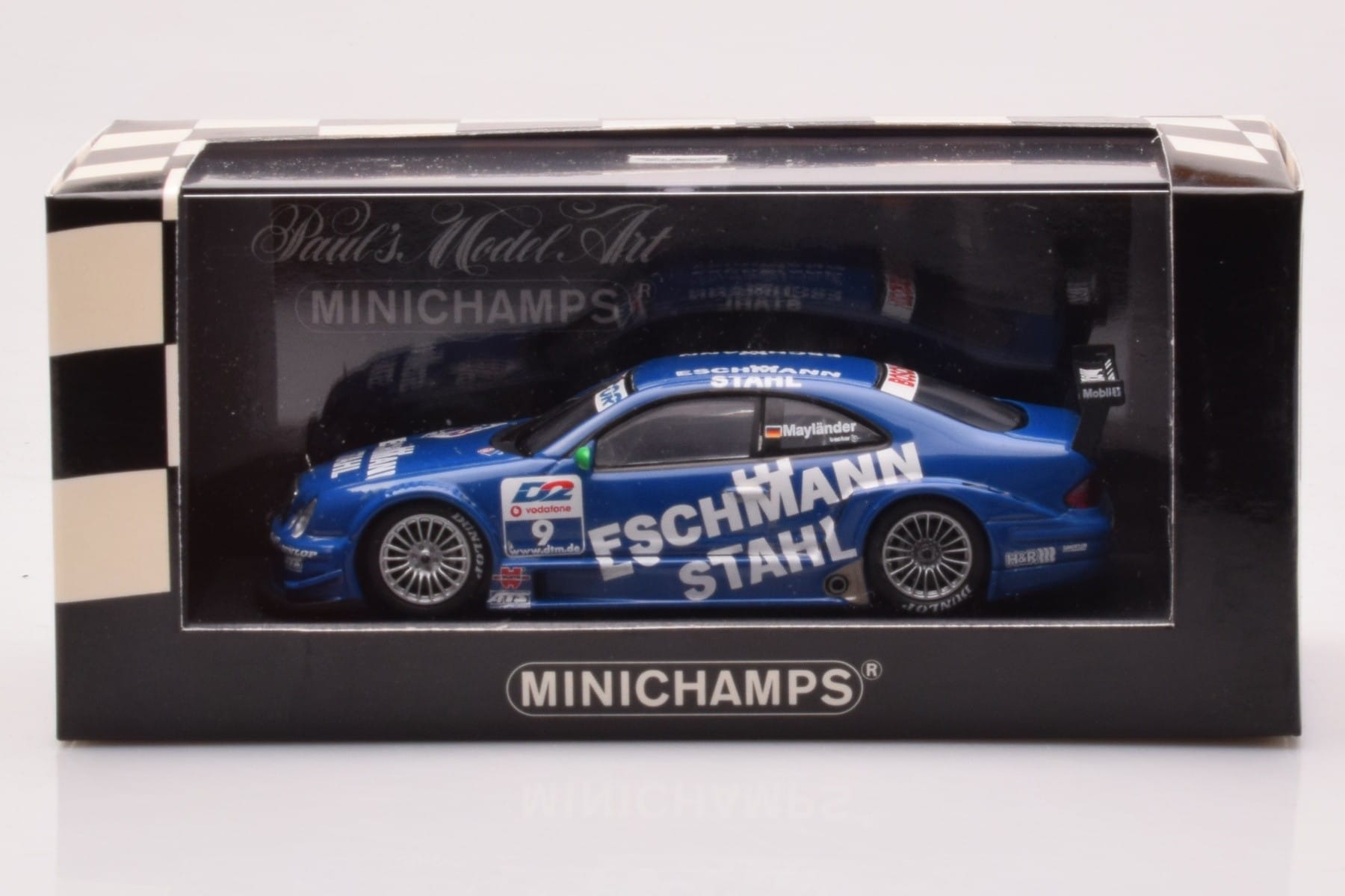 Mercedes CLK DTM Team Manthey #9 B. Maylander DTM 2001 Minichamps 1:43 400013109 Metall – Bild 4 von 4
