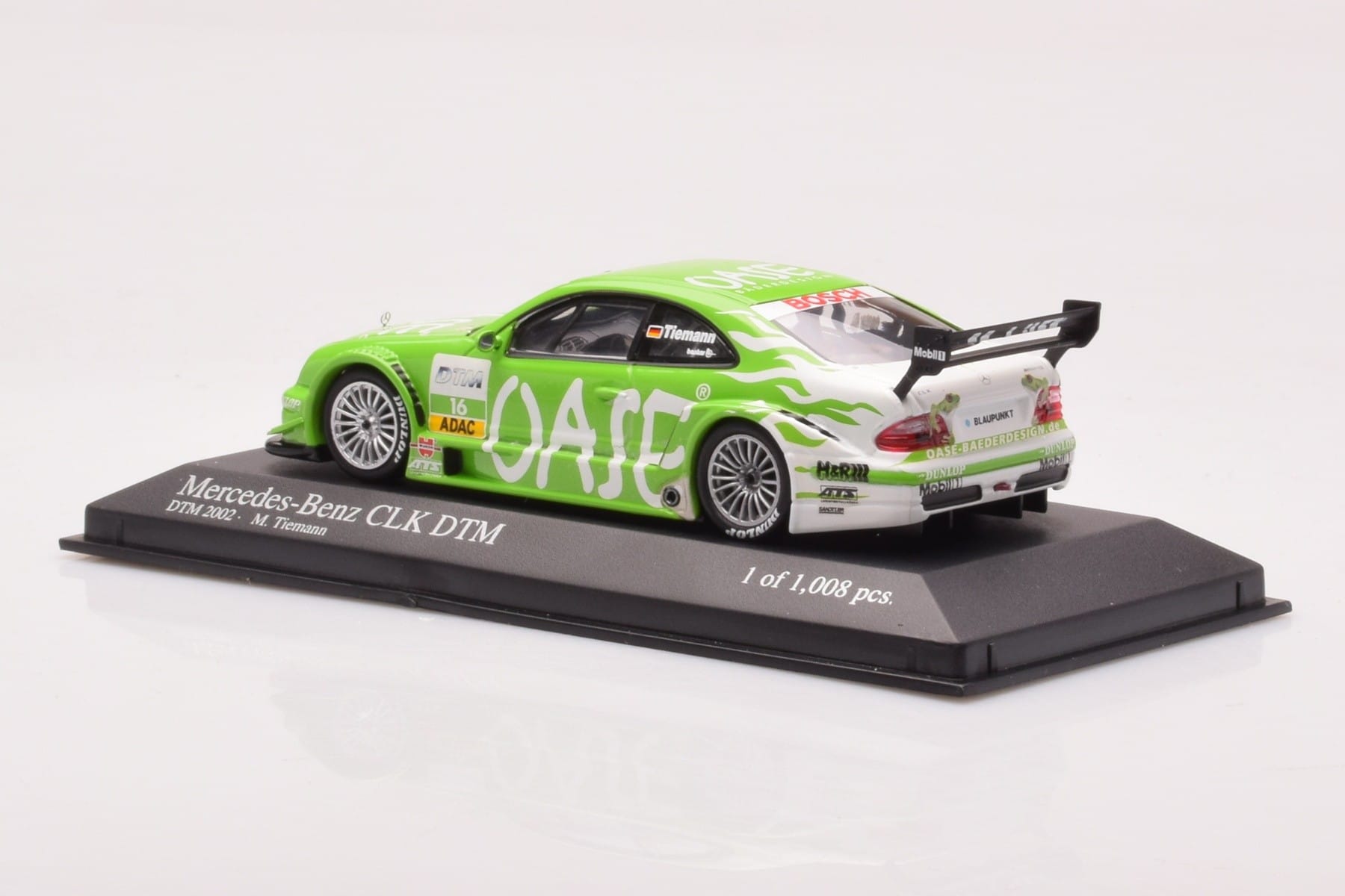 Mercedes CLK DTM Team OASE AMG #16 M. Tiemann DTM 2001 Minichamps 1:43 400023116 Metall – Bild 3 von 4