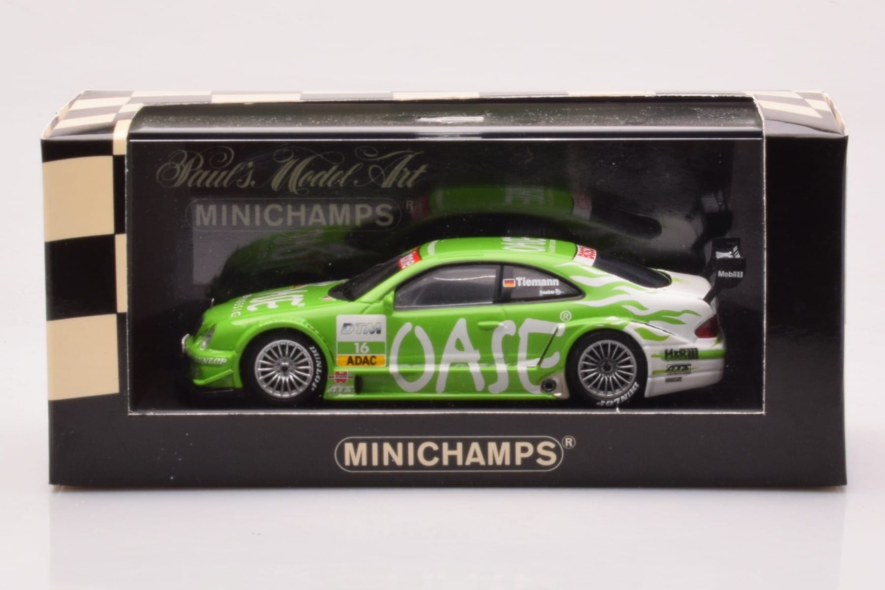 Mercedes CLK DTM Team OASE AMG #16 M. Tiemann DTM 2001 Minichamps 1:43 400023116 Metall – Bild 4 von 4