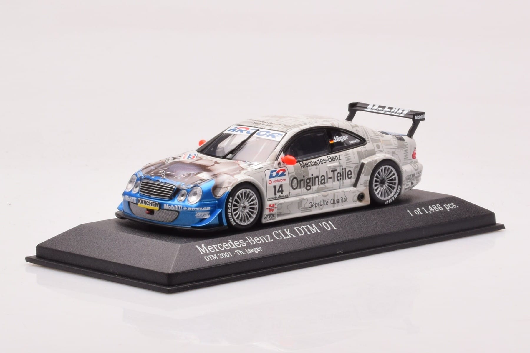 Mercedes CLK DTM Team Persson #14 Jaeger DTM 2001 Minichamps 1:43 400013714 Metall – Bild 2 von 4