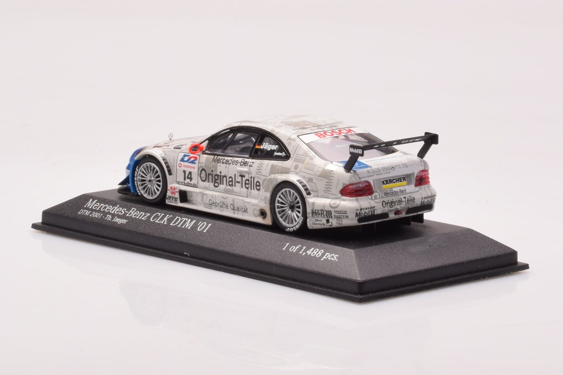 Mercedes CLK DTM Team Persson #14 Jaeger DTM 2001 Minichamps 1:43 400013714 Metall – Bild 3 von 4