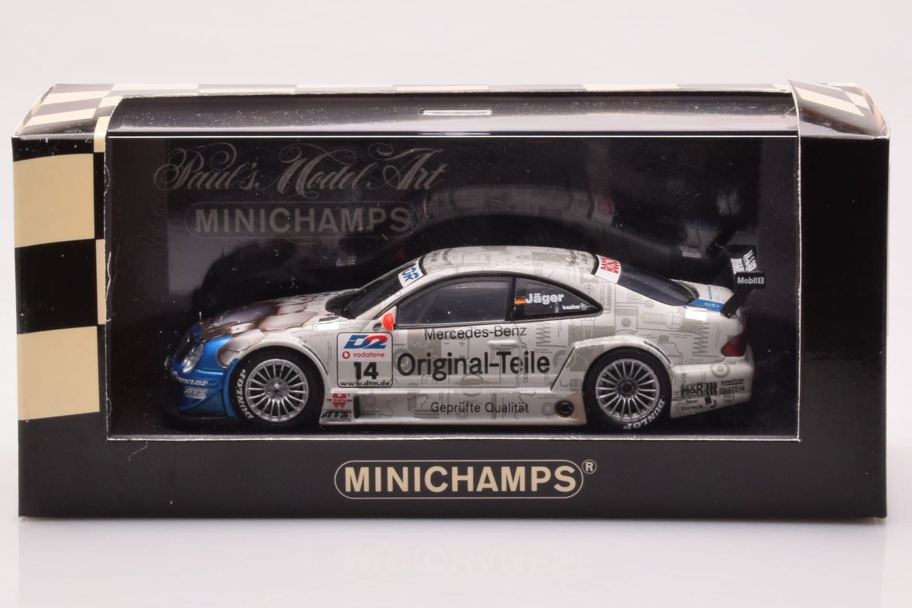 Mercedes CLK DTM Team Persson #14 Jaeger DTM 2001 Minichamps 1:43 400013714 Metall – Bild 4 von 4