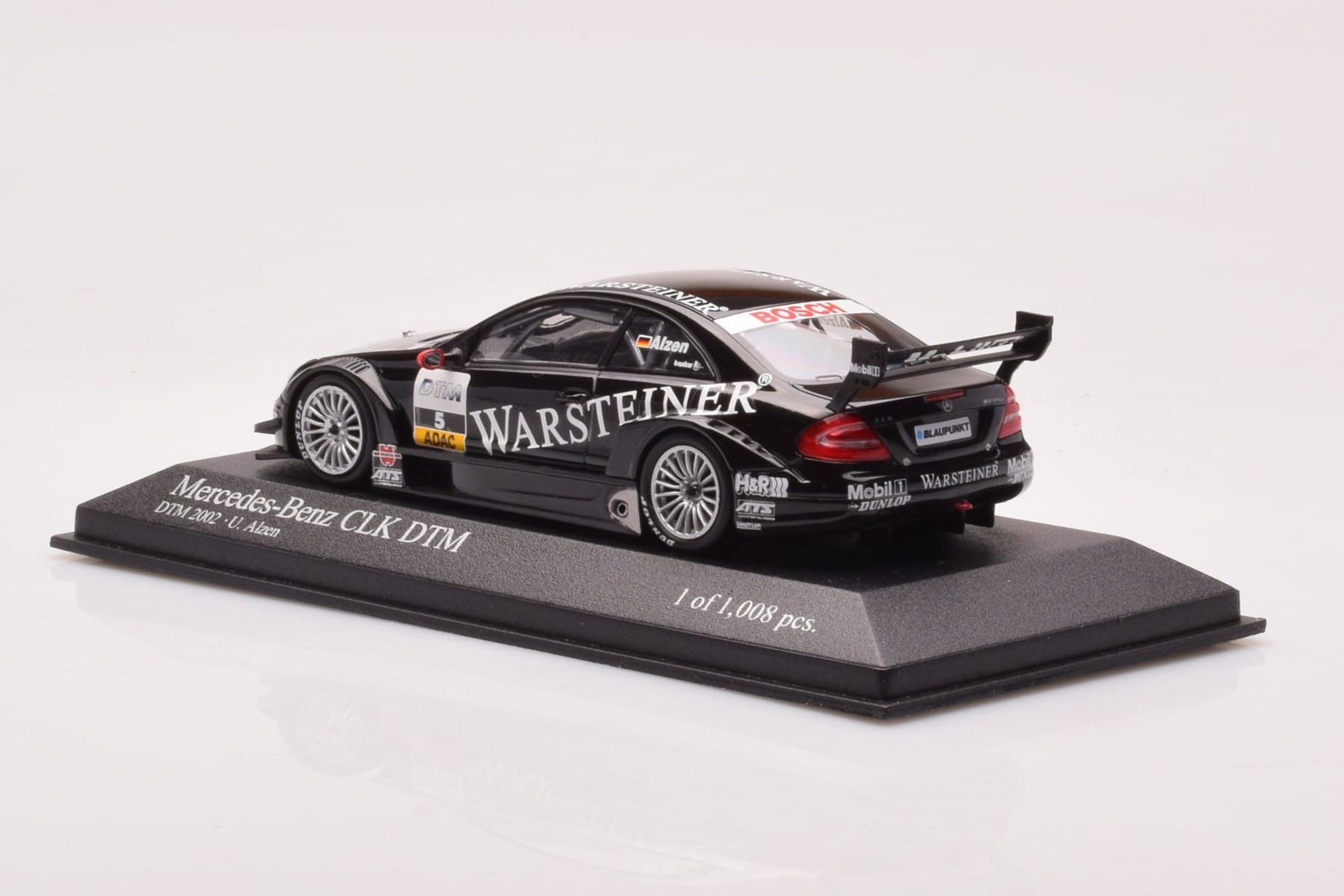 Mercedes CLK DTM Team Warsteiner AMG #5 U. Alzen DTM 2002 Minichamps 1:43 400023025 Metall – Bild 3 von 4