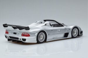 Mercedes CLK GTR Roadster Silber GT Spirit 1:18 GT155 Resin – Bild 2 von 6
