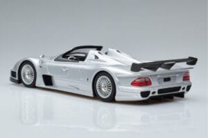 Mercedes CLK GTR Roadster Silber GT Spirit 1:18 GT155 Resin – Bild 5 von 6
