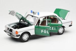 Mercedes E-Class W123 Polizei Norev 1:18 B66040676 Metall – Bild 2 von 8