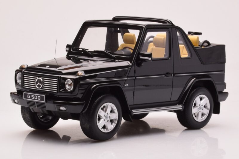 Mercedes G500 W463 Cabriolet Obsidian Schwarz Otto 1:18