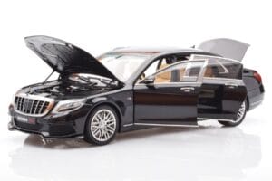 Mercedes Maybach S-Class W222 Brabus 900 Obsidian Schwarz Almost Real 1:18 860102 Metall – Bild 2 von 8