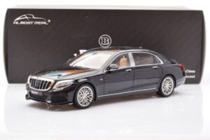 Mercedes Maybach S-Class W222 Brabus 900 Obsidian Schwarz Almost Real 1:18 860102 Metall – Bild 8 von 8