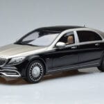 Mercedes Maybach S600 W222 Schwarz Silber GT Spirit 1:18 GT237 Resin