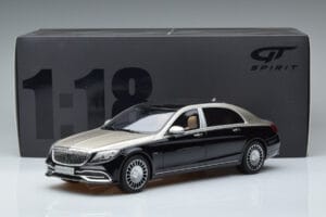 Mercedes Maybach S600 W222 Schwarz Silber GT Spirit 1:18 GT237 Resin – Bild 6 von 6