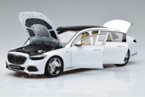 Mercedes Maybach S600 W222 V12 Biturbo Diamond Weiss Almost Real 1:18 820116 Metall – Bild 2 von 11