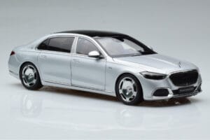 Mercedes Maybach S600 W222 V12 Biturbo Hightech Silber Almost Real 1:18 820118 Metall – Bild 6 von 12
