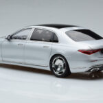 Mercedes Maybach S600 W222 V12 Biturbo Hightech Silber Almost Real 1:18 - image 7 of 12