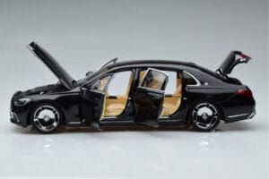 Mercedes Maybach S600 W222 V12 Biturbo Obsidian Schwarz Almost Real 1:18 820115 Metall – Bild 4 von 11