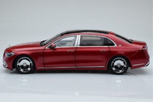 Mercedes Maybach S600 W222 V12 Biturbo Patagonia Rot Almost Real 1:18 820119 Metall – Bild 4 von 10
