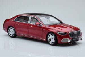 Mercedes Maybach S600 W222 V12 Biturbo Patagonia Rot Almost Real 1:18 820119 Metall – Bild 6 von 10