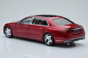 Mercedes Maybach S600 W222 V12 Biturbo Patagonia Rot Almost Real 1:18 820119 Metall – Bild 7 von 10