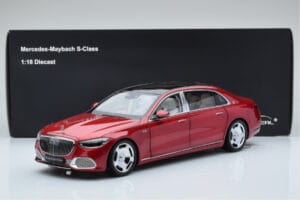 Mercedes Maybach S600 W222 V12 Biturbo Patagonia Rot Almost Real 1:18 820119 Metall – Bild 10 von 10
