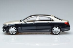 Mercedes Maybach S650 X222 Silberblau Norev 1:18 B66960615 Metall – Bild 4 von 7