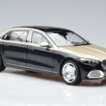 Mercedes Maybach S680 X223 Gold Schwarz Metallic Norev 1:18 183917 Metall - image 5 of 7