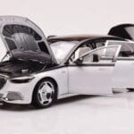 Mercedes Maybach S680 W223 Obsidian Schwarz Diamond Weiss Almost Real 1:18 - image 2 of 7