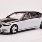 Mercedes Maybach S680 W223 Obsidian Schwarz Diamond Weiss Almost Real 1:18
