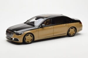 Mercedes Maybach S680 W223 Obsidian Schwarz Sand Almost Real 1:18