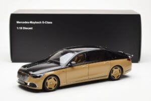 Mercedes Maybach S680 W223 Obsidian Schwarz Sand Almost Real 1:18 820124 Metall – Bild 7 von 7