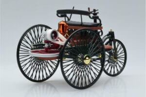 Mercedes Patent Motorwagen Grün Norev 1:18 183701 Metall – Bild 2 von 6