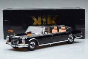 Mercedes 600 Pullman W100 Landaulet Queen Elizabeth II KK-Scale 1:18 KKDC181185 Metall – Bild 6 von 6