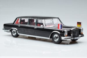 Mercedes 600 Pullman W100 W. Brandt G. Pompidou KK-Scale 1:18 KKDC181134 Metall – Bild 4 von 6