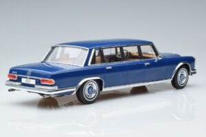 Mercedes S-Class 600 W100 LWB Pullman Dunkelblau MCG 1:18 MCG18189 Metall – Bild 2 von 6