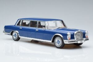 Mercedes S-Class 600 W100 LWB Pullman Dunkelblau MCG 1:18 MCG18189 Metall – Bild 4 von 6