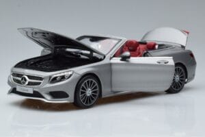 Mercedes S-Class A217 Cabriolet Grau Norev 1:18 B66960355 Metall – Bild 2 von 8