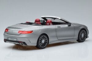 Mercedes S-Class A217 Cabriolet Grau Norev 1:18 B66960355 Metall – Bild 3 von 8