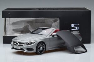 Mercedes S-Class A217 Cabriolet Grau Norev 1:18 B66960355 Metall – Bild 8 von 8