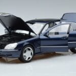Mercedes S55 AMG W220 Blau Norev 1:18 183817 Metall - image 2 of 7