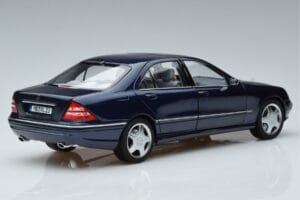 Mercedes S55 AMG W220 Blau Norev 1:18 183817 Metall – Bild 3 von 7